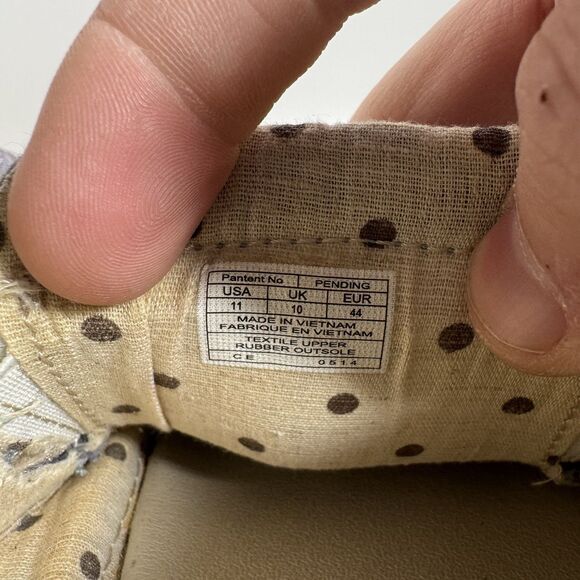 S Sanuk The Sea Man Boat Shoes Blue Canvas Lace Up Mens Size 11‎ - Picture 8 of 8